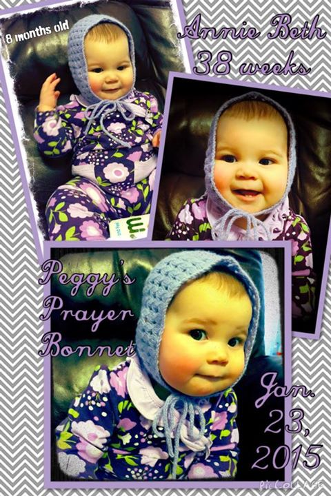 Annie-Beth's prayer bonnet 1